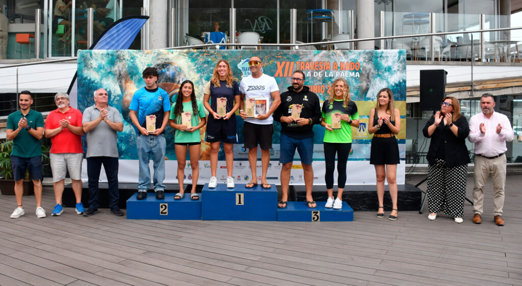 Pódium general, trayecto 4 km